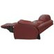 Hercules Crimson Leather Power Recliner with USB Charging