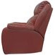 Hercules Crimson Leather Power Recliner with USB Charging