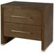 Porter Cocoa 2 Drawers Nightstand
