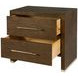 Porter Cocoa 2 Drawers Nightstand