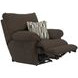 Lenny Chocolate Power Lay Flat Recliner