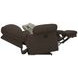 Lenny Chocolate Power Lay Flat Recliner