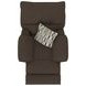 Lenny Chocolate Power Lay Flat Recliner