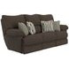 Lenny Chocolate 90" Power Lay Flat Reclining Sofa