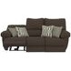 Lenny Chocolate 90" Power Lay Flat Reclining Sofa