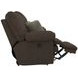 Lenny Chocolate 90" Power Lay Flat Reclining Sofa
