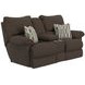 Lenny Chocolate Power Lay Flat Reclining Living Room Set