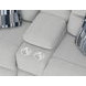 Lenny Winter Power Lay Flat Reclining Console Loveseat