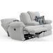 Lenny Winter Power Lay Flat Reclining Console Loveseat