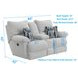 Lenny Winter Power Lay Flat Reclining Console Loveseat