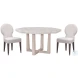 Farrah White Performance Fabric Dining Chair Set Of 2