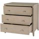 Dana Antique Taupe 3 Drawers Chest