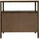 Mendel Walnut 2 Drawers Nightstand