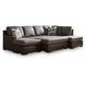 Helson Fossil 2 Piece Modular Sectional with LAF Sofa Chaise