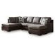 Helson Fossil 2 Piece Modular Sectional with RAF Sofa Chaise