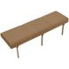Nuvella Kona Camel Upholstered 60" Accent Bench