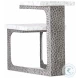 Georgie Silver Two Tiered End Table