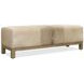 Melange Brown Upholstered 61" Bed Bench