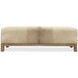 Melange Brown Upholstered 61" Bed Bench