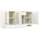 Melange White 3 Door Credenza