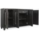 Melange Black 4 Door Credenza