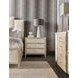 Melange Beige Upholstered Queen Panel Bed