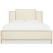 Melange Beige Upholstered Queen Panel Bed
