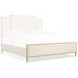 Horizon Beige Upholstered King Panel Bed