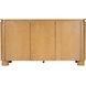 Genoa Light Oak 3 Doors Sideboard with Storage