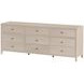 Nora Antique Taupe 9 Drawers Dresser