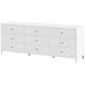 Nora White 9 Drawers Dresser