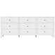 Nora White 9 Drawers Dresser