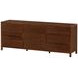 Nora Walnut 9 Drawers Dresser