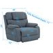 Dreamtime Steel Performance Fabric Zero Gravity Power Recliner with USB Charging and Neck Pillow
