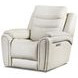 Catalina Stonewash Leather Zero Gravity Triple Power Recliner with USB Charging
