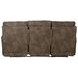 Tranquility Pewter Lay Flat Power Reclining 87" Sofa with Power Lumbar and Heat Massage