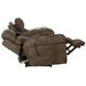 Tranquility Pewter Lay Flat Power Reclining 87" Sofa with Power Lumbar and Heat Massage