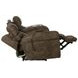 Tranquility Pewter Lay Flat Power Reclining 87" Sofa with Power Lumbar and Heat Massage