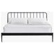 Metal Beds Matte Farmhouse King Metal Bed