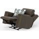 Arezzo Chocolate Zero Gravity Lay Flat Power Recliner with Power Headrest