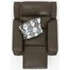 Arezzo Chocolate Zero Gravity Lay Flat Power Recliner with Power Headrest