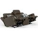 Arezzo Chocolate 87" Power Headrest Power Reclining Sofa