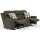 Arezzo Chocolate Power Headrest Power Reclining Living Room Set