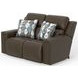Arezzo Chocolate Zero Gravity Power Reclining Loveseat with Power Headrest