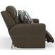 Arezzo Chocolate Zero Gravity Power Reclining Loveseat with Power Headrest