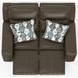 Arezzo Chocolate Zero Gravity Power Reclining Loveseat with Power Headrest