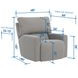 Rayton Mink Zero Gravity Power Recliner with Power Headrest and USB Charging