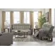 Point Clear Sisal Power Recliner with USB Charging and Lumbar Support