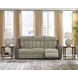 Point Clear Sisal 87" Power Reclining Sofa with USB Charging and LED