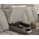 Point Clear Sisal 76" Power Reclining Loveseat with USB Charging